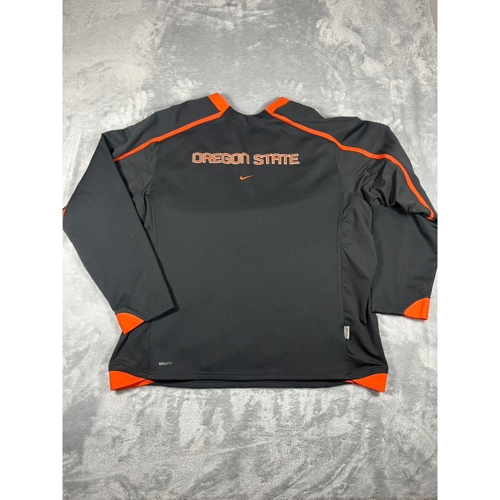 VTG Oregon State Beavers Sweater Mens XXL Black NCAA Football Nike Pullover